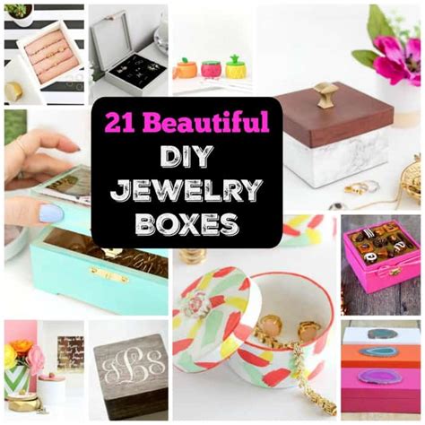 21 Pretty DIY Jewelry Box Ideas That Will De-clutter Your, 46% OFF