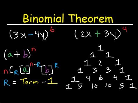 Binomial Theorem Expansion, Pascal's Triangle, Finding Terms & Coefficients, Combinations, Algebra 2