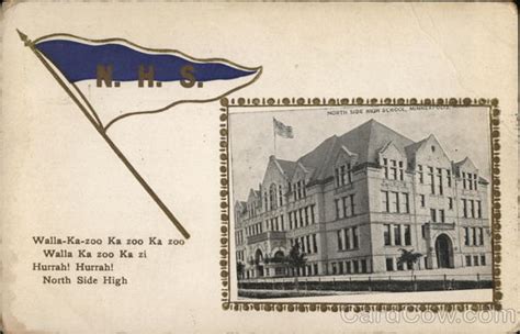 North Side High School Minneapolis, MN Postcard