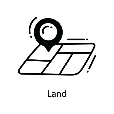 Land doodle Icon Design illustration. Agriculture Symbol on White background EPS 10 File ...