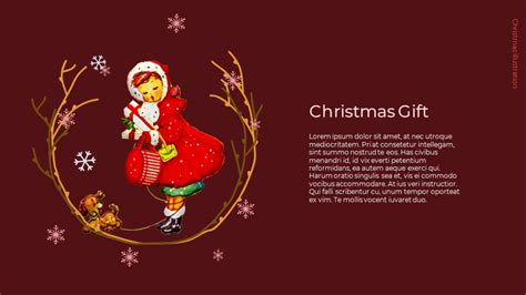 Christmas Illustration Google Slides