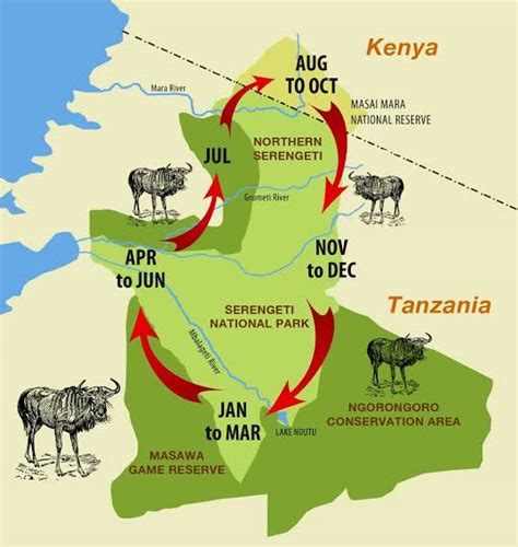 Map of Masai Mara National Reserve | Masai Mara Safari