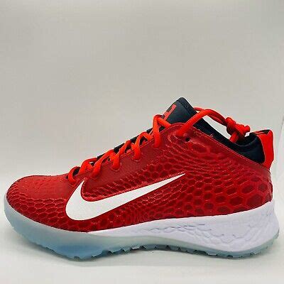 Nike Force Zoom Trout 5 Red Baseball Turf Shoes Mens Size:11.5 AH3374 ...