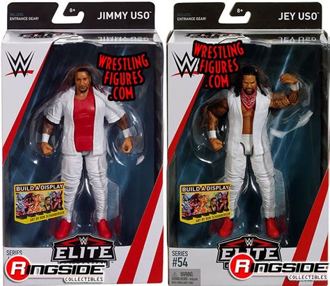 The Usos (Jey Uso & Jimmy Uso) - WWE Elite 54 Toy Wrestling Action ...