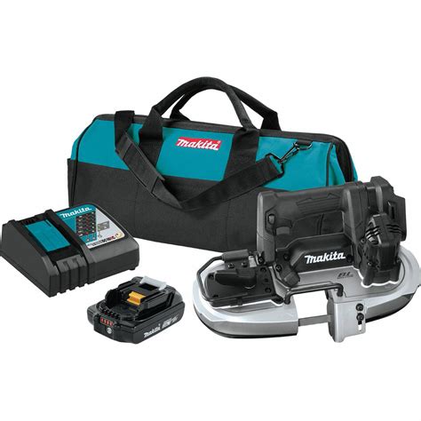 MAKITA Cordless, Portable Band Saw Kit, 18V DC, 28 3/4 in Blade Length - 61HJ46|XBP05R1B - Grainger