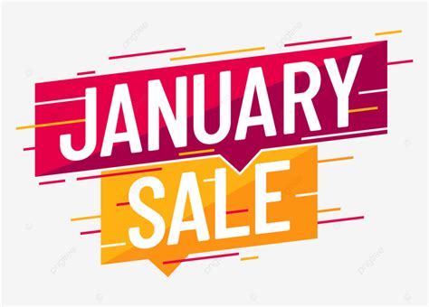 January Sale Banner Vector, January, Sale, Banners PNG and Vector with ...