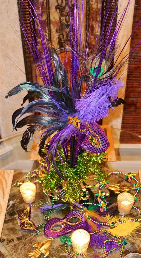 Table Centerpiece Ideas For Mardi Gras - Table Decoration