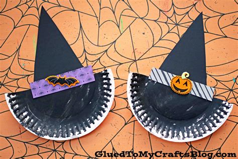 Paper Plate Witch Hat Craft