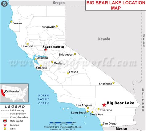 Map Of Big Bear Lake – Verjaardag Vrouw 2020