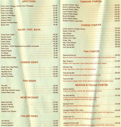 Menu at Food Legacy Restaurant, Ahmedabad, 1st Floor