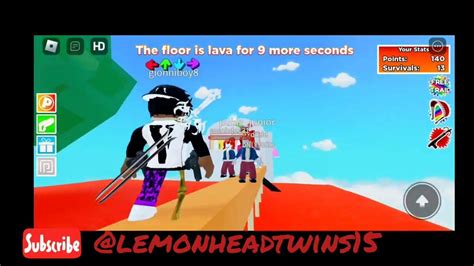 Floor is Lava 🔥 Ibella in Roblox Dad and Son react - YouTube