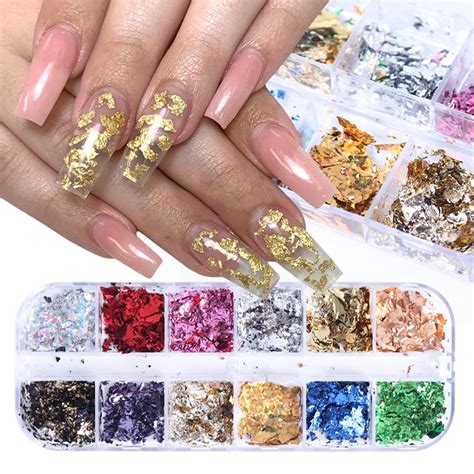 Stunning Nail Designs with Foil Flakes: Get The Best Shimmery Look Now!