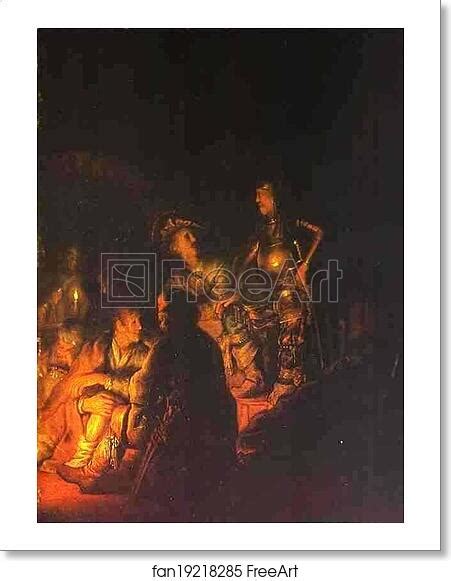 Free art print of Peter Denying Christ by Rembrandt Harmenszoon Van ...