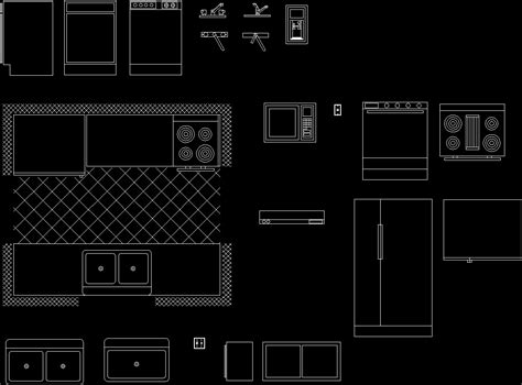 Kitchen Accessory 2D DWG Block for AutoCAD • Designs CAD