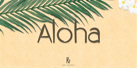 Aloha Font - 1001 Free Fonts