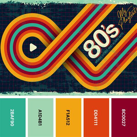 31 Retro Color Palettes for Throwback Designs - Color Meanings