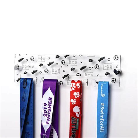 Football Design Medal Display Hanger - Bobo & Bob