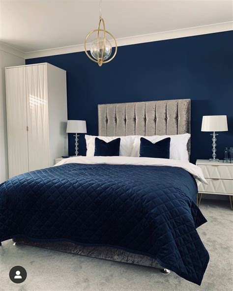 30+ Navy Blue And Gray Bedroom