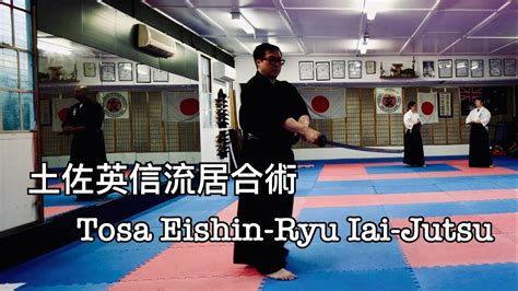 Tosa Eishin-Ryu Iaijutsu Katana Sword Techniques - Tsuredachi, Yukizure, Shihōgiri, Takiotoshi ...