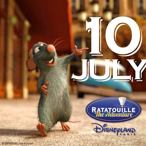 Thursday 10th July 2014: Disneyland Paris announces Ratatouille ride opening date