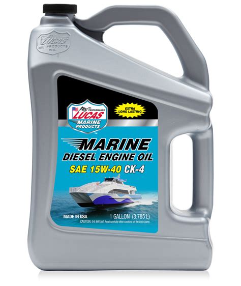 Marine Engine Oil SAE 15W-40 CK-4 Oil | Lucas Oil Products