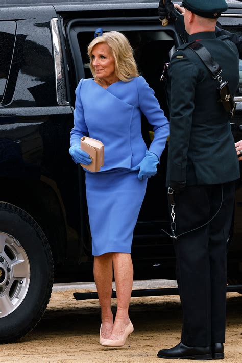 Jill Biden & Melania Trump Go Viral in Blue on King Charles Coronation ...