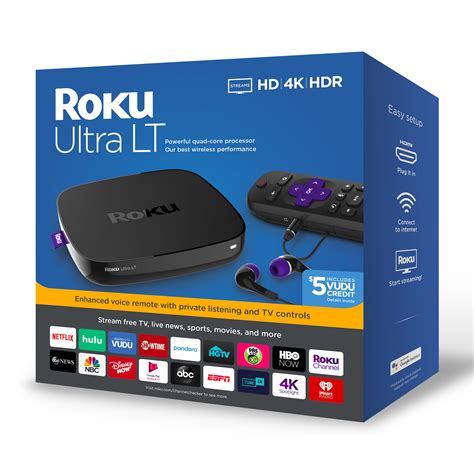 Roku Ultra LT Streaming Media Player 2019 - Walmart.com - Walmart.com