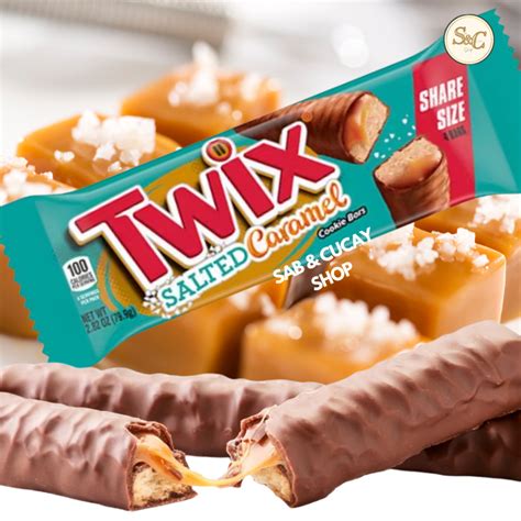 Twix Salted Caramel Chocolate Cookie Bars Share Size 4 Bars per pack ...