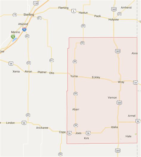 Yuma Colorado Map – Get Map Update