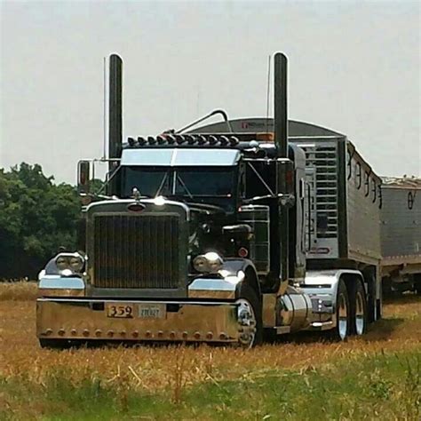 Peterbilt 359| another "poor farmer" | Big trucks, Big rig trucks, Vintage trucks