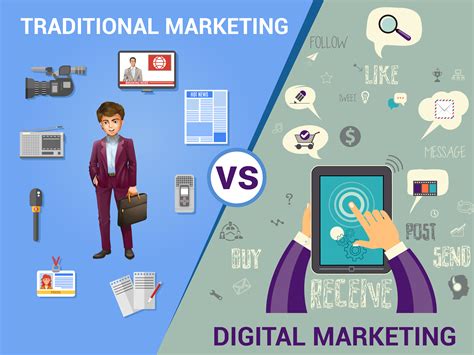 Digital Marketing vs. Traditional Marketing – Is The Accolade of ...