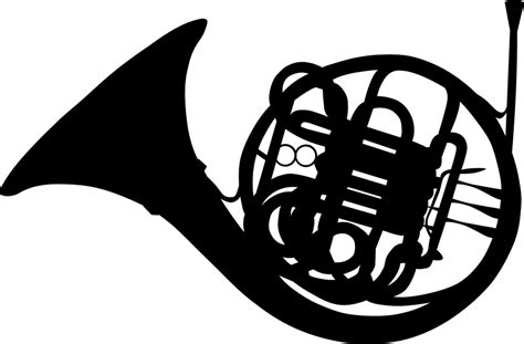 Download French Horn, Horn, Brass Instrument. Royalty-Free Vector ...