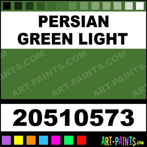 Persian Green Light Artists Gouache Paints - 20510573 - Persian Green Light Paint, Persian Green ...