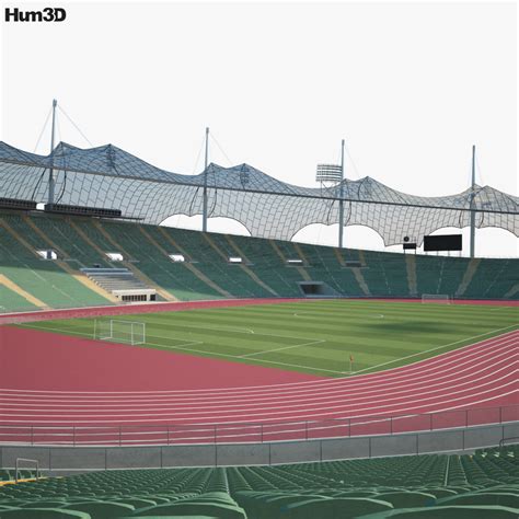 Olympiastadion Munich 3D model - Architecture on Hum3D