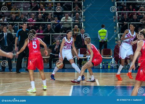 Basketball Game Russia Spain Editorial Stock Image - Image of ...