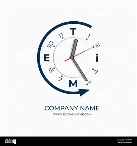 logo time Vector Vector illustration Stock Vector Image & Art - Alamy