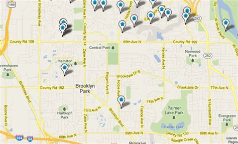 Map Of Brooklyn Park Mn - Maps Model Online