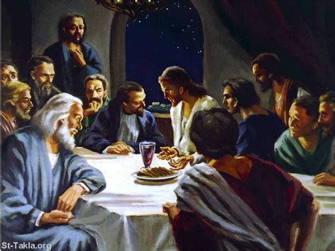 Image: The Last Supper with the disciples صورة العشاء الآخير مع التلاميذ