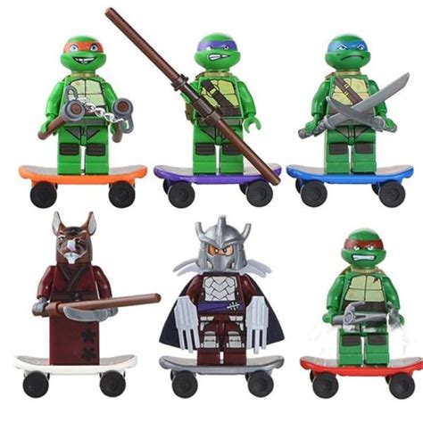 Lego TMNT Minifigures Pack (Teenage Mutant Ninja Turtles) (Free Shipping) – TV Shark