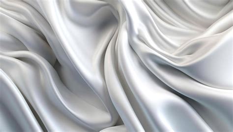 Premium AI Image | pure white satin fabric