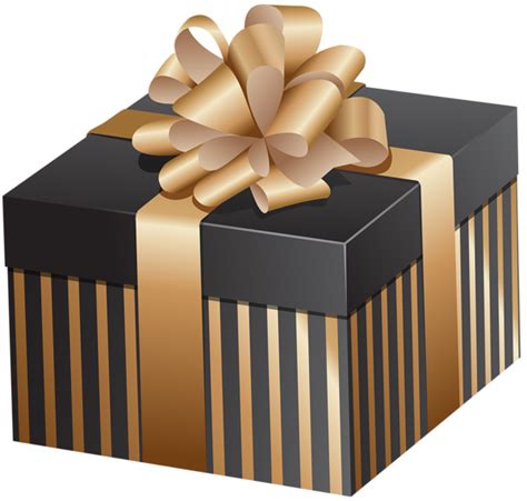 Gift box PNG transparent image download, size: 600x571px