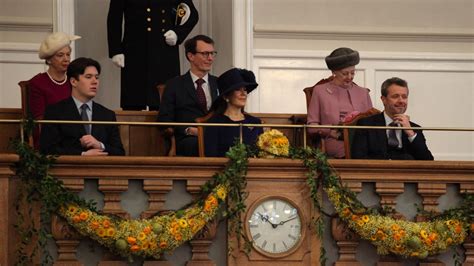 New look Danish monarchy revealed at parliamentary ceremony after Queen ...