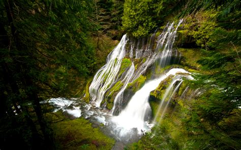 Waterfalls Wallpaper Free - PANTHER CREEK FALLS,Skamania County, Washington Wallpapers - HD ...