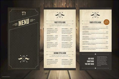 Indian Menu Template Free Of Fresh Free Indian Restaurant Menu Templates for Word ...