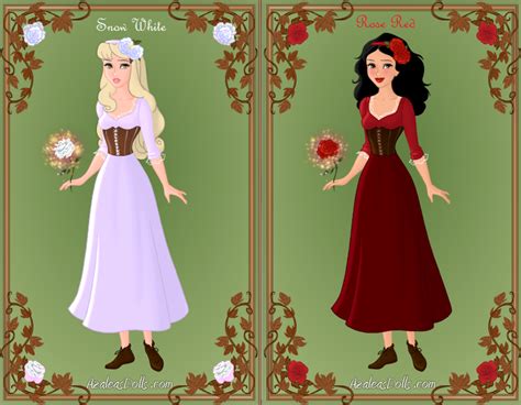 Snow White and Rose red by barasara93 on DeviantArt