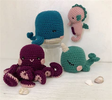 Free Crochet Patterns For Sea Creatures Web 44 Free Ocean Animal ...