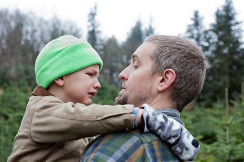 "Father Comforts His Crying Son" by Stocksy Contributor "Carleton ...