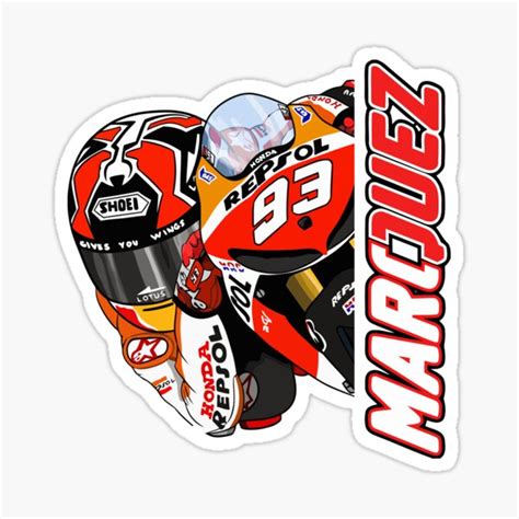 Marc Marquez Stickers | Redbubble