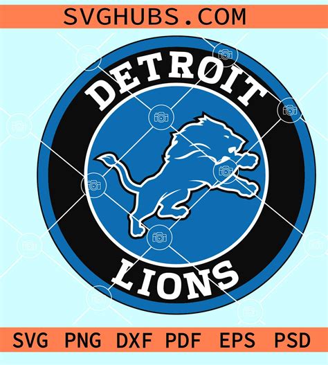 Detroit Lions svg, NHL svg, Detroit Lions logo svg, Lions SVG, Detroit ...