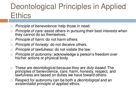 Deontology Examples In Business / PHI 204 - Ethical Issues in Health ...